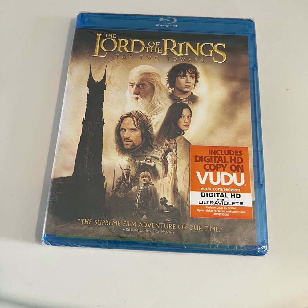 NEW Lord of the Rings 2 Blu-ray two towers
